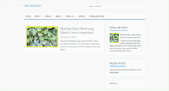 Desktop Screenshot of carimanfaat.com