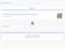 Tablet Screenshot of carimanfaat.com